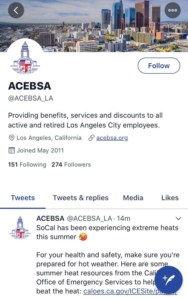 ACEBSA Twitter Profile