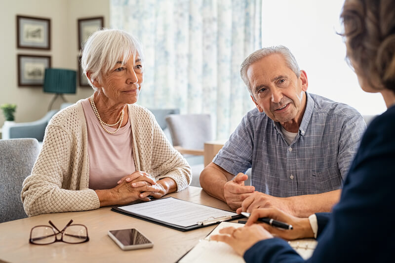 Senior couple financial planning
